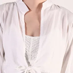 SHOWOFFFF Crepe Fit & Flare Dress image 4