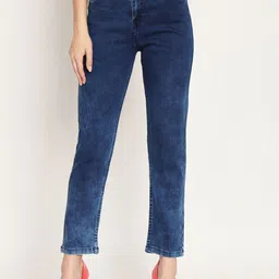 Moda Rapido Women Jean Slim Fit High-Rise Light Fade Stretchable Cotton Jeans-image-45