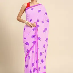 BUTA BUTI Floral Pure Cotton Saree-picture-16