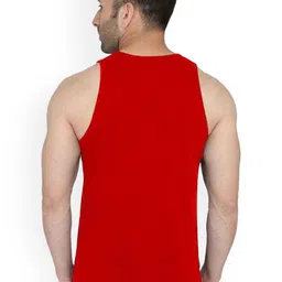 Slowloris Men Pack Of 2 Printed Bio-Wash Combed Cotton Innerwear Vest image 2