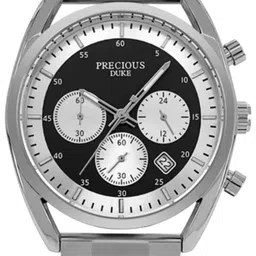 Precious Duke Men Round Dial & Stainless Steel Straps Analogue Watch PD358108-902363461776 image 4