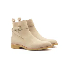 ITALIAN SHOES CO Men Buckle Leather Ankle Boots-picture-39