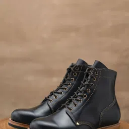 Craft & Glory Men Block-Heeled Boots-picture-13