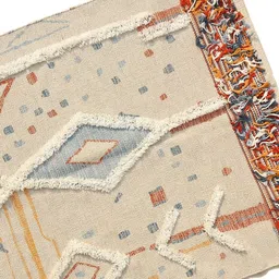 Revive Home Multicoloured Geometric Handmade Cotton Carpet image 3
