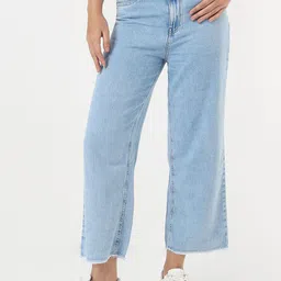 Kraus Jeans Women Wide Leg High-Rise Cotton Jeans-picture-28