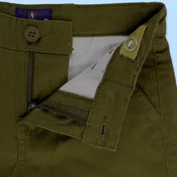 KiddoPanti Boys Pure Cotton Knee Length Mid-Rise Shorts image 4