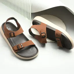 GWALK Men Tan Sandals-image-47