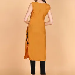 Aiza Collection Boat neck Straight Kurta image 3