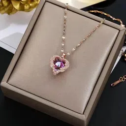 Peprika Women Rose Gold Necklace and Chains image 4