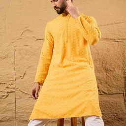 Ethnic Bay Men Embellished Festive Straight Kurta-picture-11