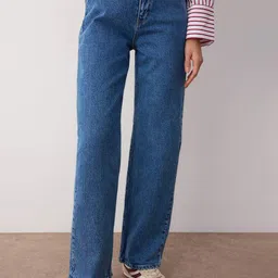 Trendyol Women Cotton Regular Fit Mid-Rise Jeans-image-9