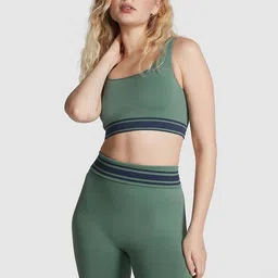 Victoria's Secret Women Striped Skinny Fit High-Rise Sports Shorts-image-28