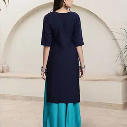 anouk rustic HERE&NOW Selection Of 3 Floral Printed Round Neck Straight Kurtas image 3