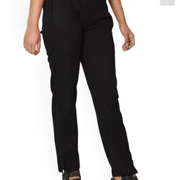 SRISARAS Pack of 2 Women Mid-Rise Pleated Cotton Trousers-picture-22