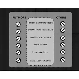 Filymore Black Striped 300 TC Single Bedsheet with 1 Pillow Covers image 3