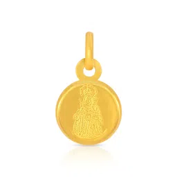 BHIMA 22K BIS Hallmark 916 Purity Yellow Gold Saint Mary Pendant-picture-42