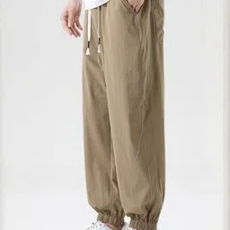 Mast & Harbour Men High-Rise Zip Trousers-picture-51