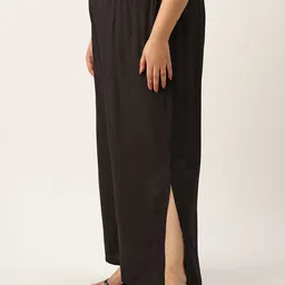 theRebelinme Women Plus Size Wide Leg Palazzos image 4