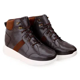 Bxxy Men Round Toe Lace-Ups Mid-Top Sneakers-picture-41