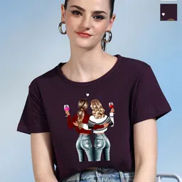 Metronaut Women 2 Printed Bio Finish T-shirt-picture-22