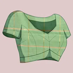 LeeliPeeri Designer Checked Woven Design Zari Designer Saree image 5