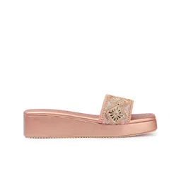 Anouk Embellished Ethnic Wedge Sandals image 2