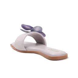 madam glorious Women Colourblocked Open Toe Flats image 5