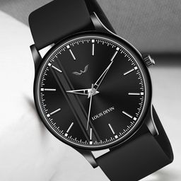 LOUIS DEVIN Men Brass Embellished Dial & Straps Analogue Watch LD-BK054-BLACK-picture-30