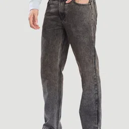 Bene Kleed Men Cotton Relaxed Fit Mid-Rise Heavy Fade Jeans-picture-20