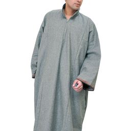 Exotic India Men Thread Work Woollen Kurta-picture-10