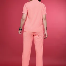 JK Creation Printed Round Neck Top & Trousers Co-Ords image 2