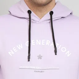 OAKWYN Men Printed Hooded Sweatshirt image 5