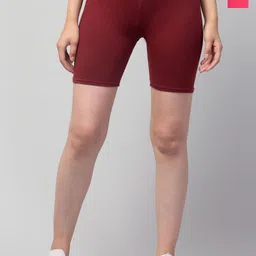 ULLAS Women Skinny Fit Cycling Sports Shorts-image-70