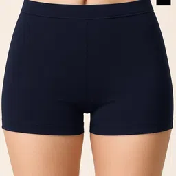 Apraa & Parma Women Pack of 2 Slim Fit Cycling Cotton Sports Shorts-picture-23