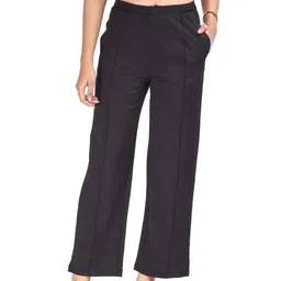 E-MAX Women Relaxed Easy Wash Trousers-picture-14