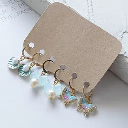 Octagon hub Quirky Drop Earrings image 4