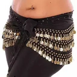 ojasfashion Women Black Fabric Belt-picture-17