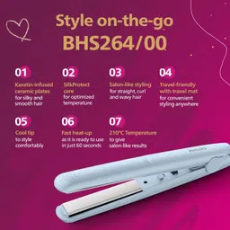 PHILIPS BHS264/00 Hair Straightener image 2