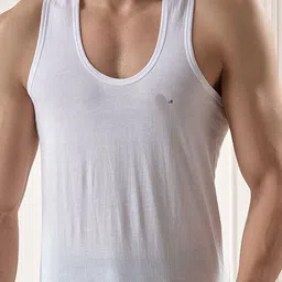 CAVENDERS Pack Of 4 Pure Cotton Innerwear Vests soft White Premium quality Dno-v127st image 4