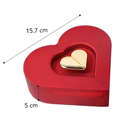 Peora Red Set of 1 Regular Jewellery Organiser Organisers image 4