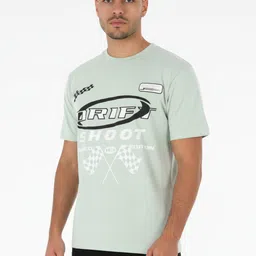 glitchez Typography Printed Oversized T-shirt-picture-28