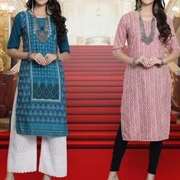 Ethnic basket Women Multi Kurtas-picture-26