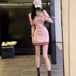 StyleCast x Revolte Women Solid Sheath Dress image 4