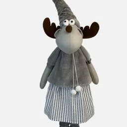 Little Surprise Box LLP Grey & Black Self Standing Reindeer Christmas Decor-picture-17