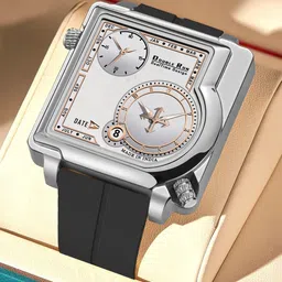 DOUBLERUN Men Patterned Dial & Straps Analogue Multi Function Watch H05N36026-picture-12