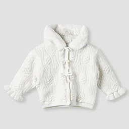 Juniors by Babyshop Girls Cable Knit Hooded Cardigan-image-46