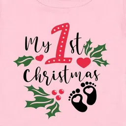 Arvesa My First ChristmasPrinted Bodysuit image 2