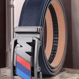 INVICTUS Men Slider Buckle Closure Textured Casual Belt-image-12