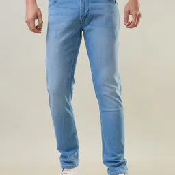 TIM PARIS Ferdinand Men Original Tapered Fit Mid-Rise Light Fade Stretchable Jeans-picture-10