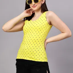 DIAZ Women Polka Dot Print Cotton Top-picture-39